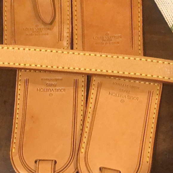 LOUIS VUITTON Replacement Vachetta Leather Shoulder Strap with LV Clasps - Picture 8 of 15